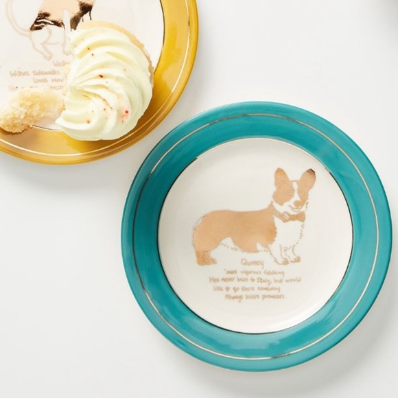 Dog Biography Walter Canape Plates set of 4 - Picture 10 of 16